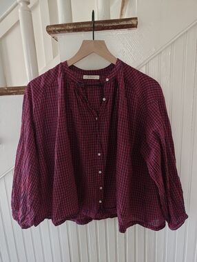 Doen Plaid Jane Blouse